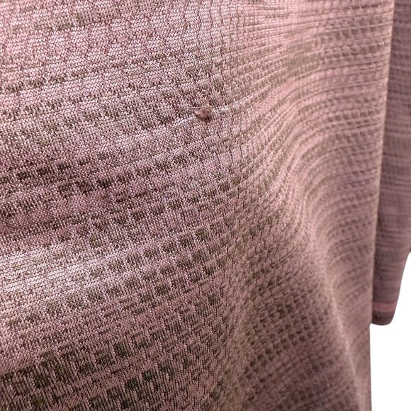 G.H. BASS Mens Pullover Size Medium Burgundy 1/4 Zip Mock Neck Fleece Lined - Picture 9 of 9